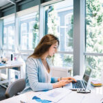 Ánh sáng văn phòng kết hợp với thiên nhiên