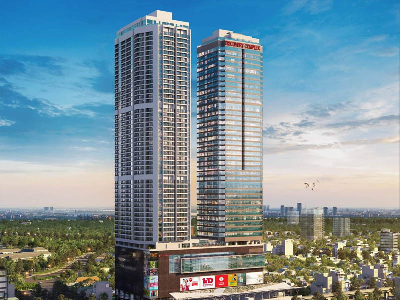 The Discovery Complex được xem là biểu tượng của quận Cầu Giấy