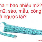 1 ha bằng bao nhiêu m2?