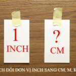 1 inch bằng bao nhiêu cm?