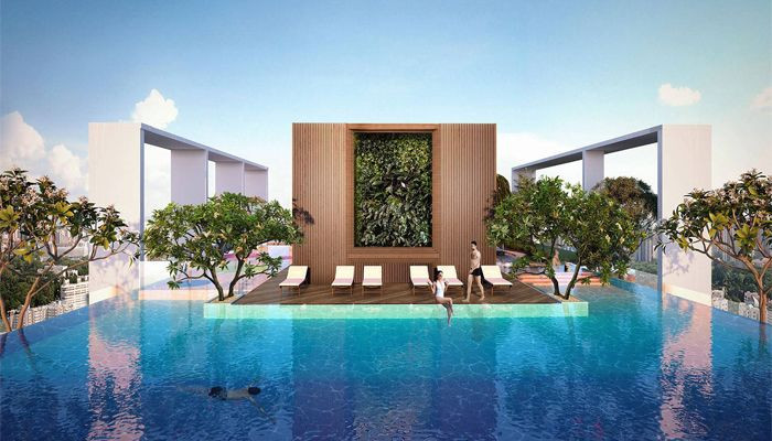 Bể bơi gia đình sang trọng và tính thẩm mỹ cao