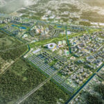Khung cảnh tổng thể mới nhất của dự án Khu đô thị Đại học Quốc tế